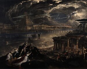 A queda da Babilônia, 1819, John Martin. Fonte: Wikipedia