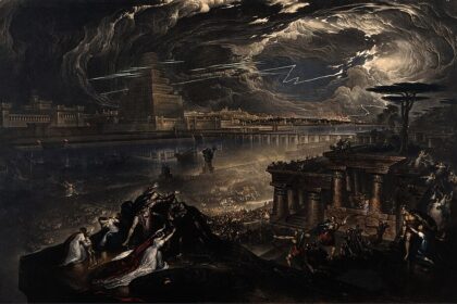 A queda da Babilônia, 1819, John Martin. Fonte: Wikipedia