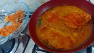 Preparo das bifanas. Foto: ViniRoger