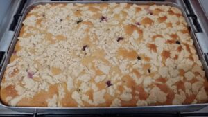 Bolo cuca da receita. Foto: ViniRoger