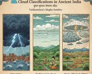 Classificação de nuvens na Índia Antiga. Fonte: MSV Ramana (Linkedin)