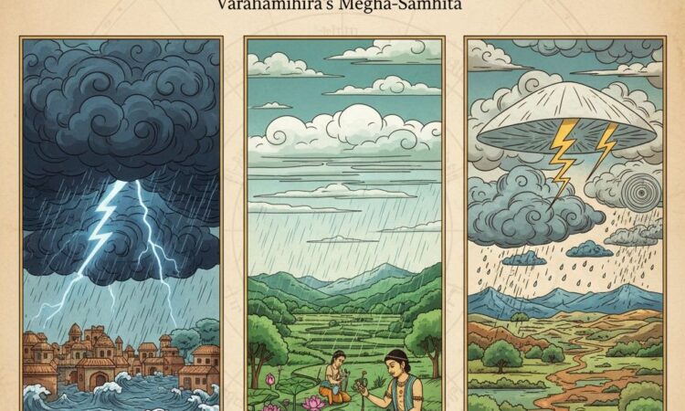 Classificação de nuvens na Índia Antiga. Fonte: MSV Ramana (Linkedin)