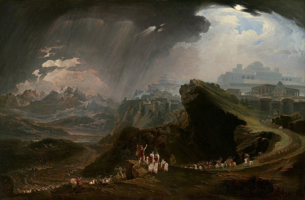 Josué ordena que o sol fique parado em Gibeão, 1816–1820, John Martin