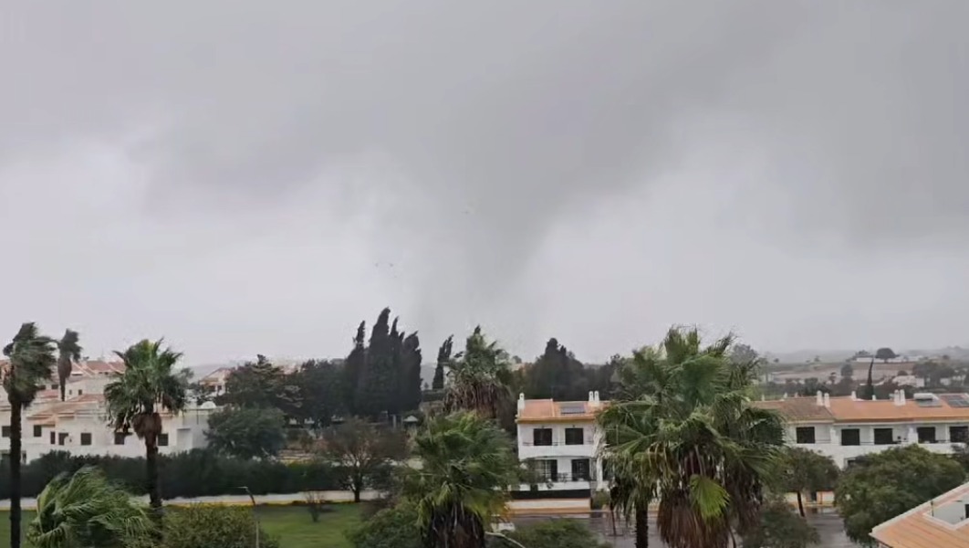 Tornado em Albufeira. Fonte: Travel Algarve