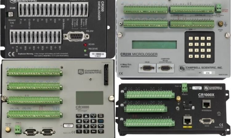 Exemplos de dataloggers da Campbell Scientific. Fonte: divulgação