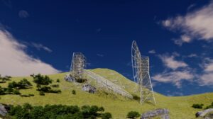 Antenas do radiotelescópio BINGO. Fonte: Wikipedia