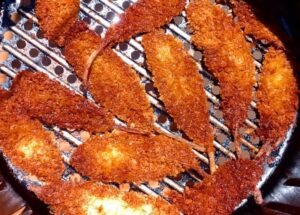 Peixinho da horta frito na air fryer. Foto: ViniRoger