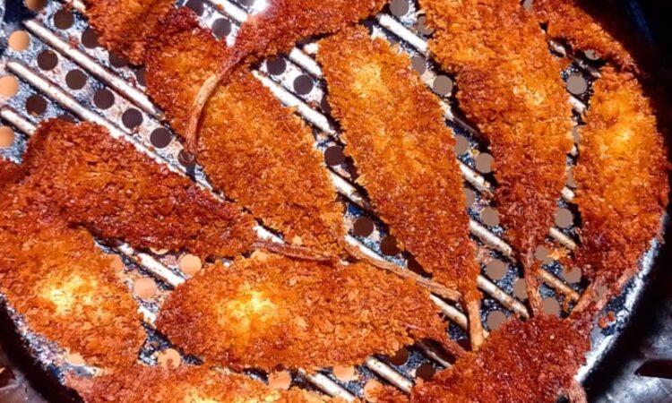 Peixinho da horta frito na air fryer. Foto: ViniRoger
