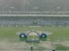 Chuva durante o jogo. Fonte: Reprodução/GE