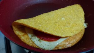 Omelete de cuscuz. Foto: ViniRoger