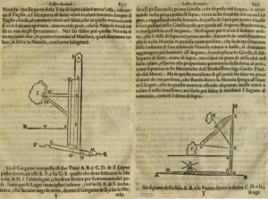 Exemplos de máquinas de nuvens apresetnadas no livro de Sabbatini (1638)
