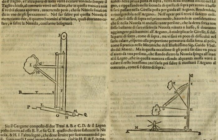 Exemplos de máquinas de nuvens apresetnadas no livro de Sabbatini (1638)